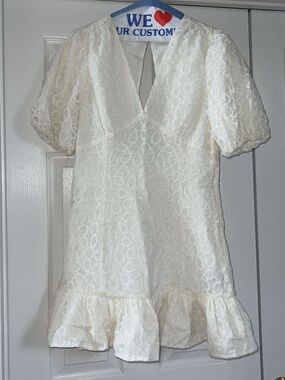 Walter Baker Puff-Sleeve Dress - White